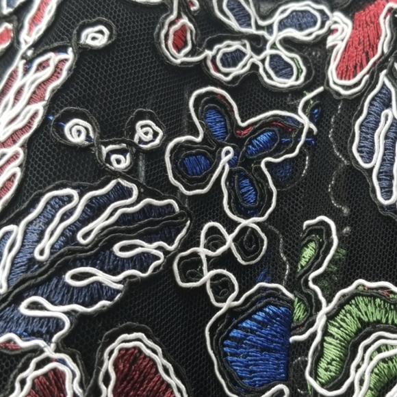 BNWT Zara Floral Embroidered Blazer - M - Picture 8 of 8